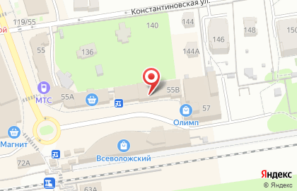 Автоматизированный пункт выдачи товаров PickPoint на Всеволожском проспекте на карте