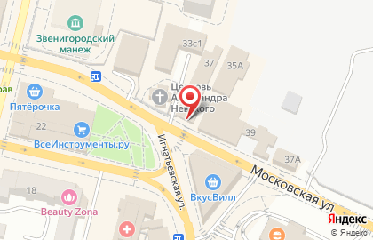 Магазин электрики ПлюсЭлектро на Московской улице на карте