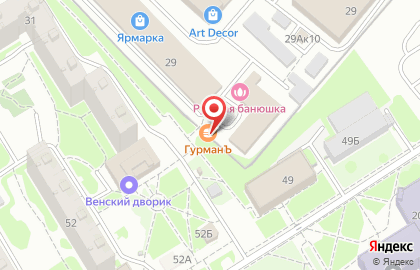 Киоск по продаже шаурмы в Автозаводском районе на карте