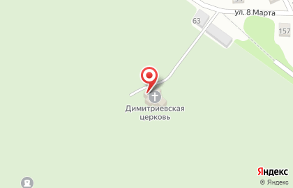 Храм святого великомученика Дмитрия Солунского на улице Бабушкина на карте
