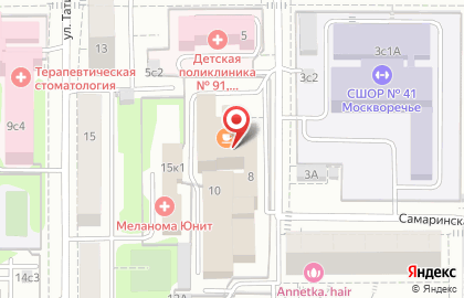 Спортивная студия единоборств и кроссфита F-LAB в Даниловском районе на карте