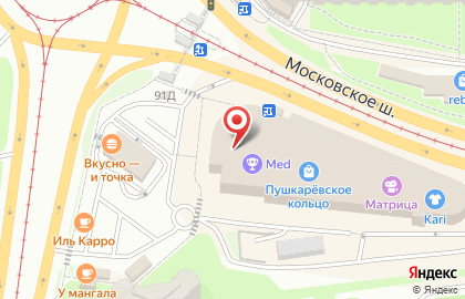 Магазин одежды Modis в Засвияжском районе на карте