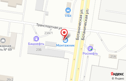 Производственная компания 5 С в Автозаводском районе на карте