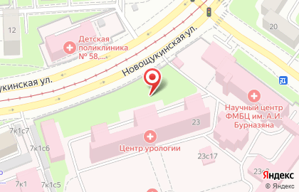 Федерального Медико-биологического Агентства России # 6 кб мсч # 3 на карте
