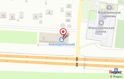 Сауна Южно-Уральская сауна в Ленинском районе на карте
