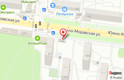 Магазин цветов в Воронеже на карте