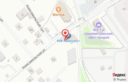 Мебельный салон в Москве на карте