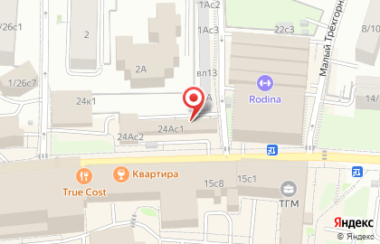 Федерация хоккея г. Москвы на Краснопресненской на карте