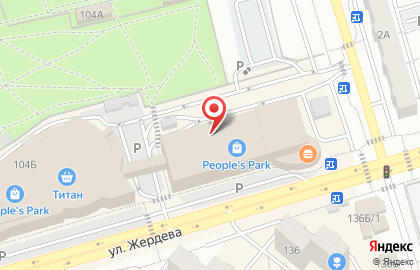 Островок аттракционов на карте