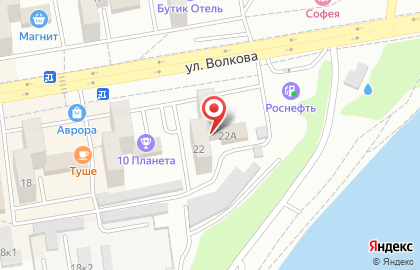 Алекса на Ростовской улице на карте