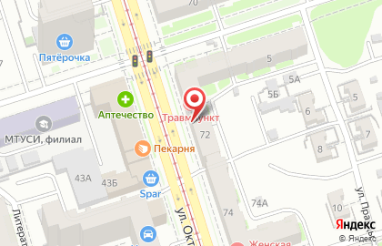 Торгово-сервисная компания Мастер-Крепеж на улице Октябрьской Революции на карте