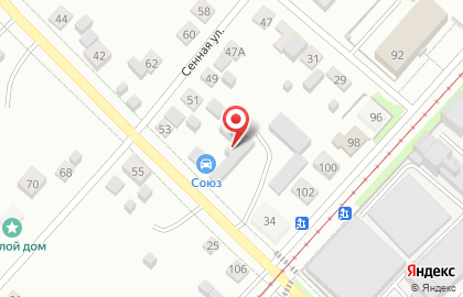 Автосалон Союз в Барнауле на карте