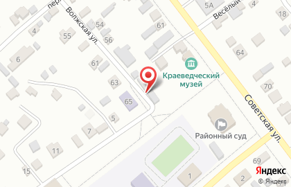 Библиотека, р.п. Светлый Яр на карте