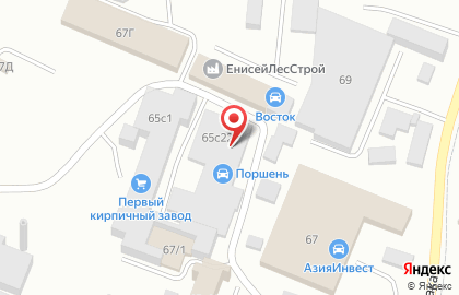 Транспортная компания в Красноярске на карте