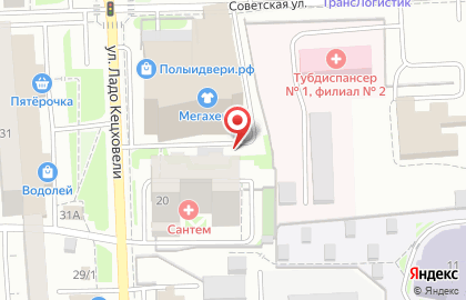 ВТБ на улице Ладо Кецховели на карте