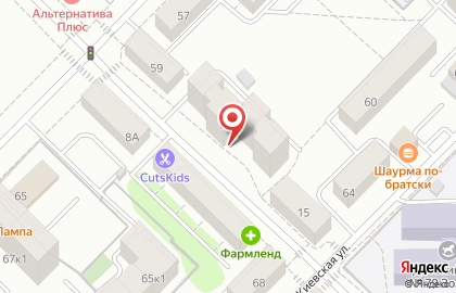 Аптека Фармимэкс на улице Котовского на карте