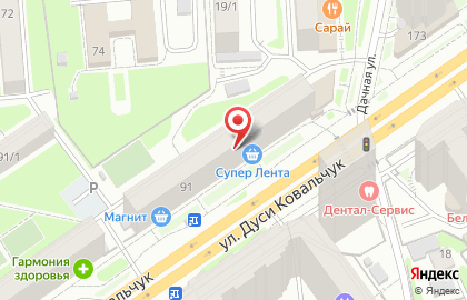 Магазин Магнит косметик в Новосибирске на карте