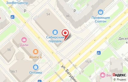 Точка продаж горячей кукурузы Семь слонов в Советском районе на карте