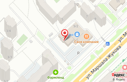 Магазин Красное & Белое в Уфе на карте