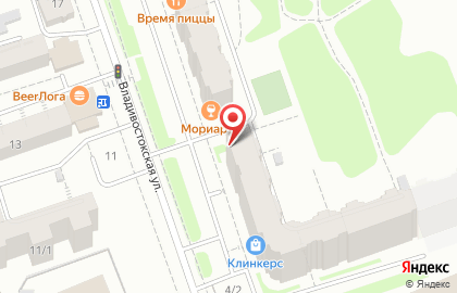 Строительная компания Стройинвест на Владивостокской улице на карте