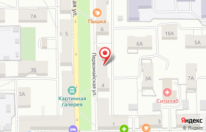 Сеть магазинов расходных материалов для салонов красоты Alfaparf на Первомайской улице на карте