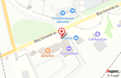 Шиномонтажная мастерская в Новосибирске на карте