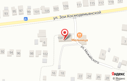 Магазин Продукты на Зои Космодемьянской на карте