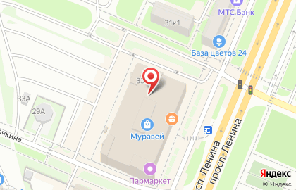 Салон-магазин Чиос на проспекте Ленина, 33 на карте