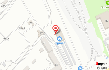 Автосалон Партнер в Октябрьском районе на карте