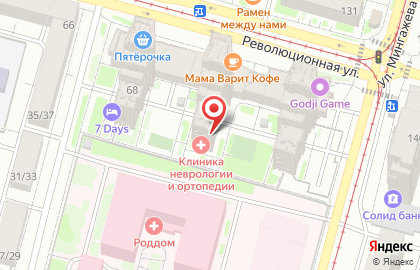 Уфимские квартиры на Революционной улице на карте