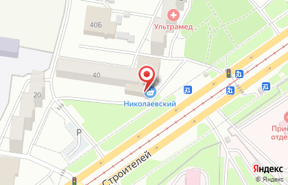 Банкомат ДВБ на проспекте Строителей на карте