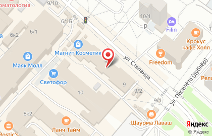 Кофейня Coffee Like на улице Степанца на карте