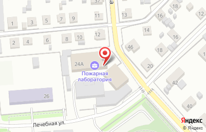 Испытательно-пожарная лаборатория по Вологодской области на карте