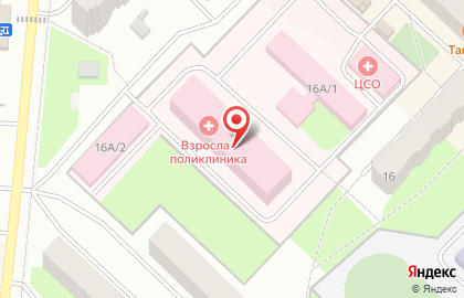 Поликлиника в Ханты-Мансийске на карте