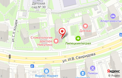 Строящиеся объекты, ООО СУ-5 трест Липецкстрой-М в Октябрьском округе на карте
