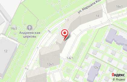ОДС Жилищник района Люблино на улице Маршала Кожедуба на карте