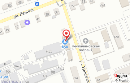 Интернет-магазин мебели Вашакомната.рф на улице Урицкого на карте