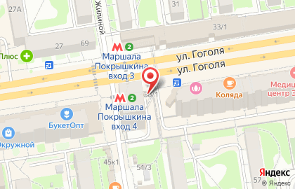 Хлебный киоск Хлебная столица на Маршала Покрышкина на карте