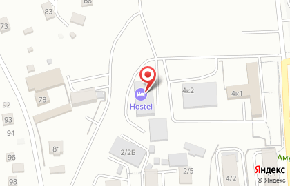 Hostel на Нагорной улице на карте