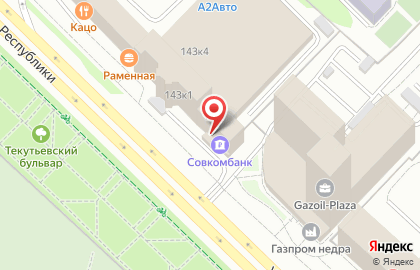 Совкомбанк в Тюмени на карте