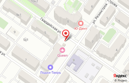 Киоск по продаже фруктов и овощей в Твери на карте