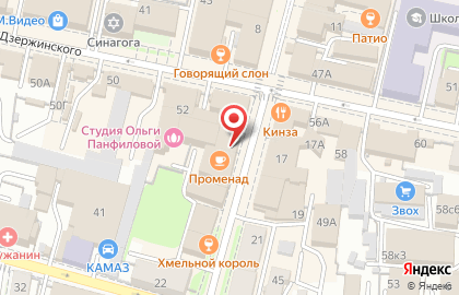 Агентство недвижимости Домашний очаг на Театральной улице на карте