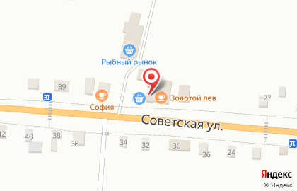 Сеть продуктовых магазинов, ООО Голубая лагуна на Советской улице на карте