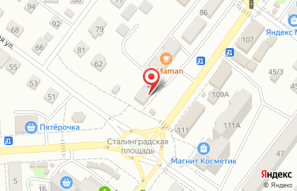 Центр автострахования на Пролетарской улице на карте