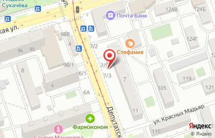 МТС на Депутатской улице на карте