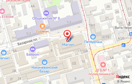Анис на Базарной площади на карте