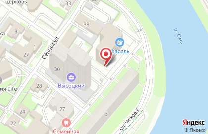 Тенториум в Омске на карте