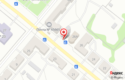 Продуктовый магазин в Челябинске на карте