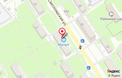 Супермаркет Магнит на Светлоярской улице на карте