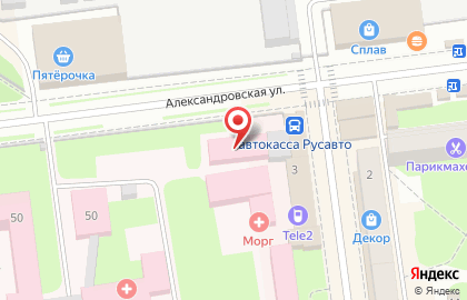 Микрокредитная компания Центрофинанс на Александровской улице на карте
